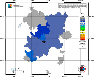 Mappa MCS - territori comuni