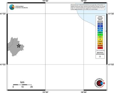 Mappa MCS - territori comuni