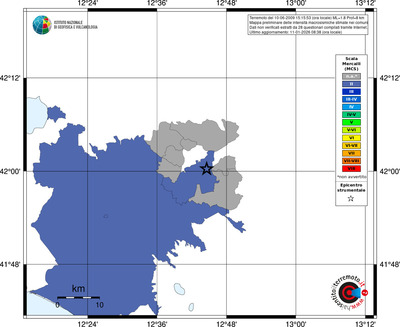 Mappa MCS - territori comuni