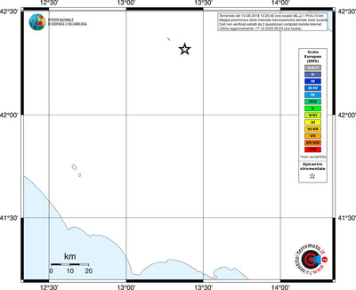 Mappa EMS - territori località