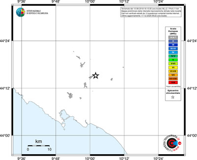 Mappa EMS - territori località