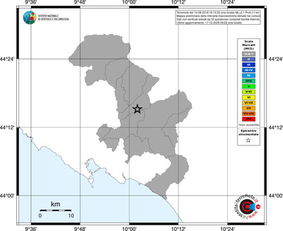 Mappa MCS - territori comuni