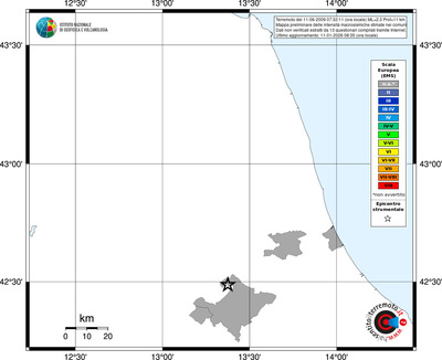 Mappa EMS - territori comuni