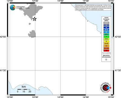 Mappa EMS - territori comuni