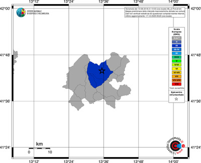 Mappa EMS - territori comuni