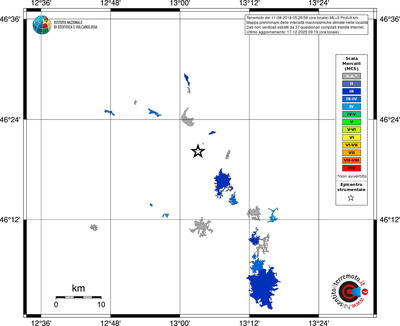 Mappa MCS - territori località