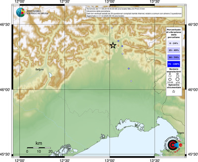 Mappa comuni con almeno 3 questionari