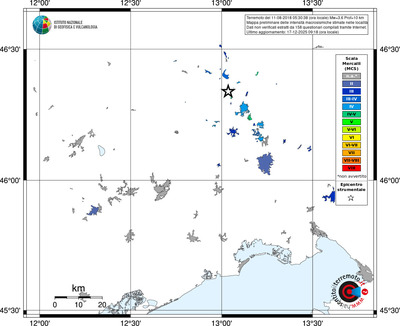 Mappa MCS - territori località