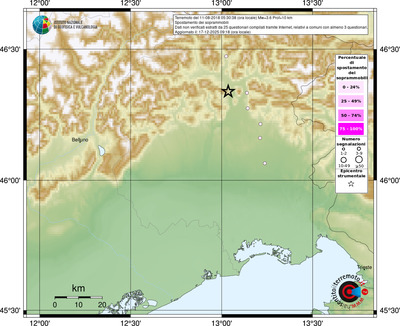 Mappa comuni con almeno 3 questionari