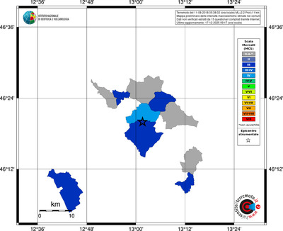 Mappa MCS - territori comuni