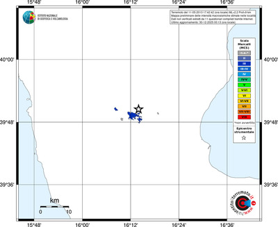 Mappa MCS - territori località