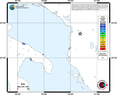 Mappa EMS - territori località