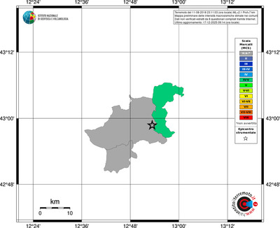 Mappa MCS - territori comuni