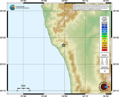 Mappa EMS - località