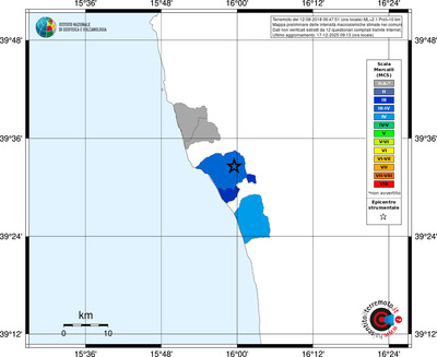 Mappa MCS - territori comuni