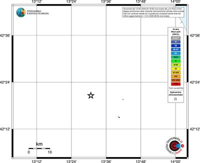 Mappa MCS - territori località