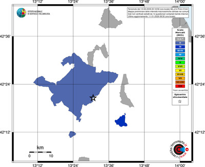 Mappa MCS - territori comuni