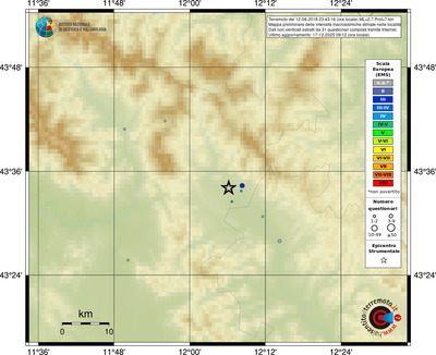 Mappa EMS - località