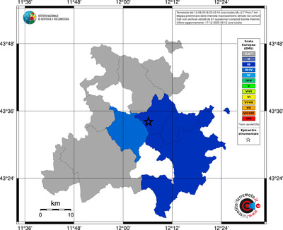Mappa EMS - territori comuni
