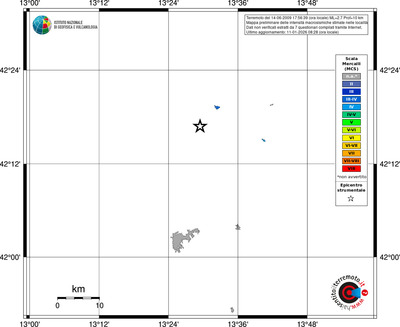 Mappa MCS - territori località