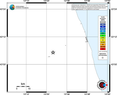 Mappa EMS - territori località