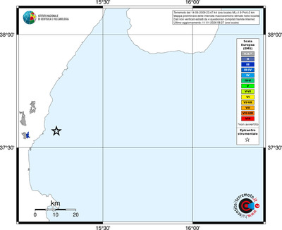 Mappa EMS - territori località