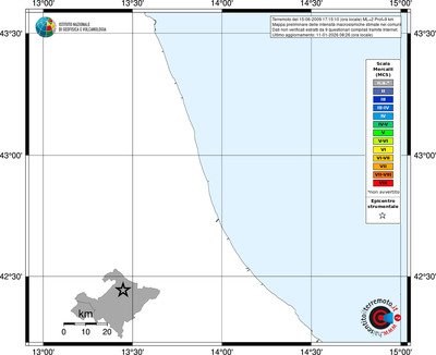 Mappa MCS - territori comuni