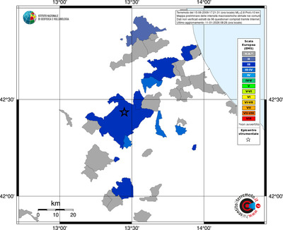Mappa EMS - territori comuni