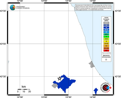 Mappa EMS - territori comuni