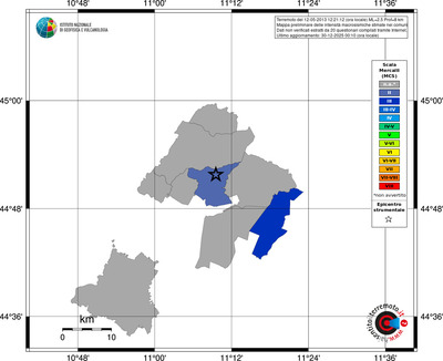 Mappa MCS - territori comuni