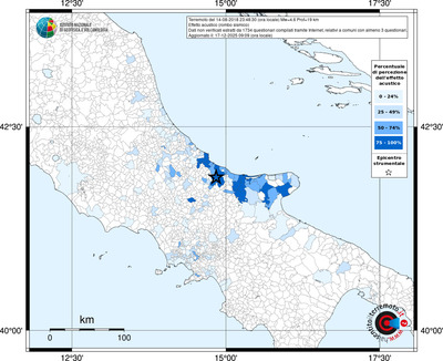 Mappa territorio comunale con almeno 3 questionari