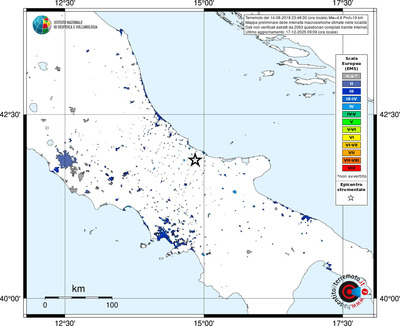 Mappa EMS - territori località