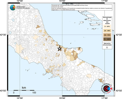 Mappa territorio comunale con almeno 3 questionari