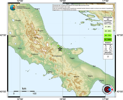 Mappa comuni con almeno 3 questionari