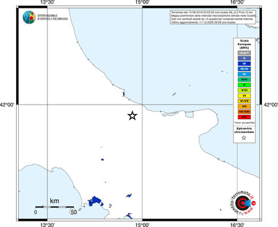 Mappa EMS - territori località