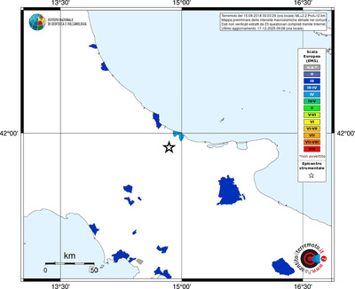 Mappa EMS - territori comuni