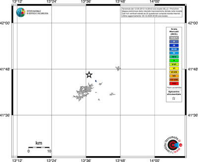 Mappa MCS - territori località