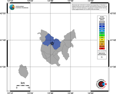Mappa MCS - territori comuni