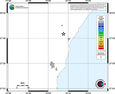 Mappa EMS - territori località