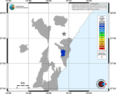 Mappa EMS - territori comuni