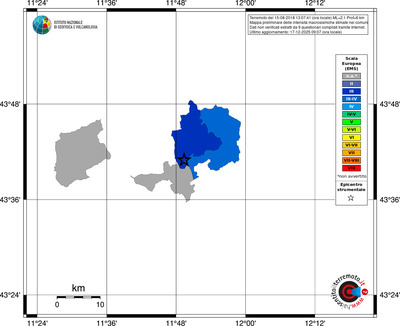 Mappa EMS - territori comuni