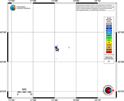 Mappa MCS - territori località