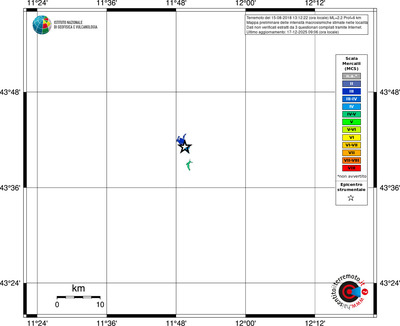 Mappa MCS - territori località