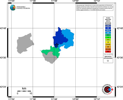 Mappa MCS - territori comuni
