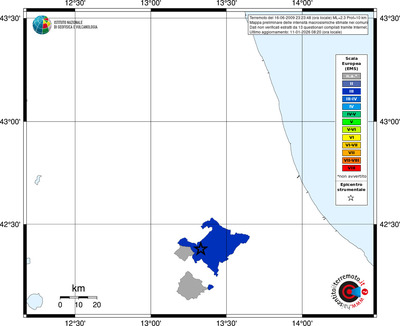 Mappa EMS - territori comuni