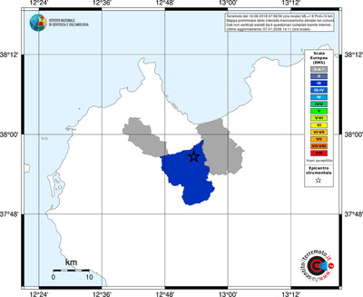 Mappa EMS - territori comuni