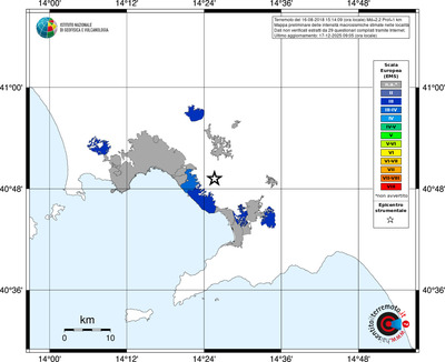 Mappa EMS - territori località
