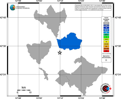 Mappa EMS - territori comuni