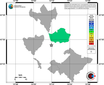 Mappa MCS - territori comuni