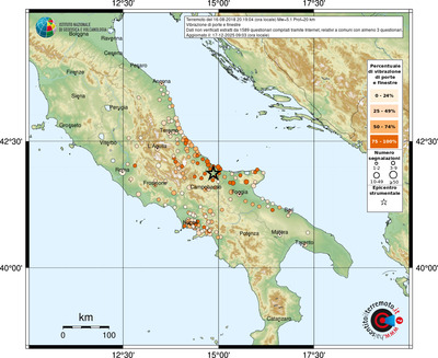 Mappa comuni con almeno 3 questionari